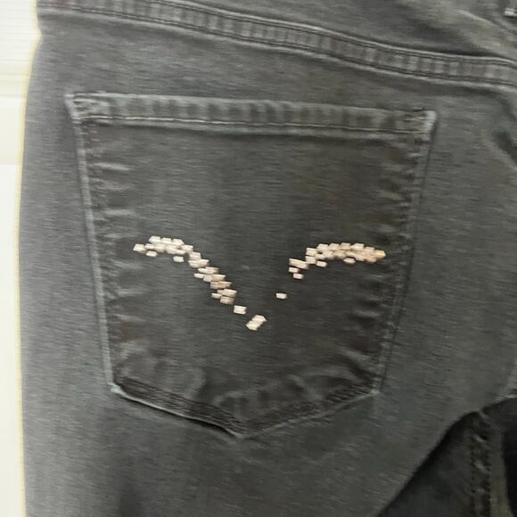 Levi's 512 Perfectly Slimming Bootcut Denim Jeans Black 12 M - Picture 10 of 13